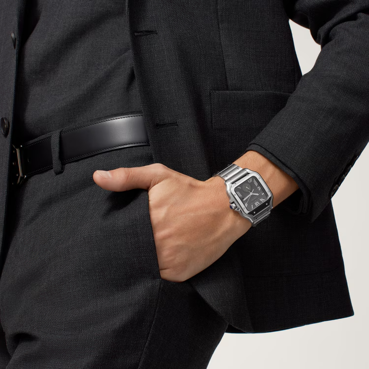 Unworn Santos Dual Time, Stainless Steel, 40.2mm, photo 7
