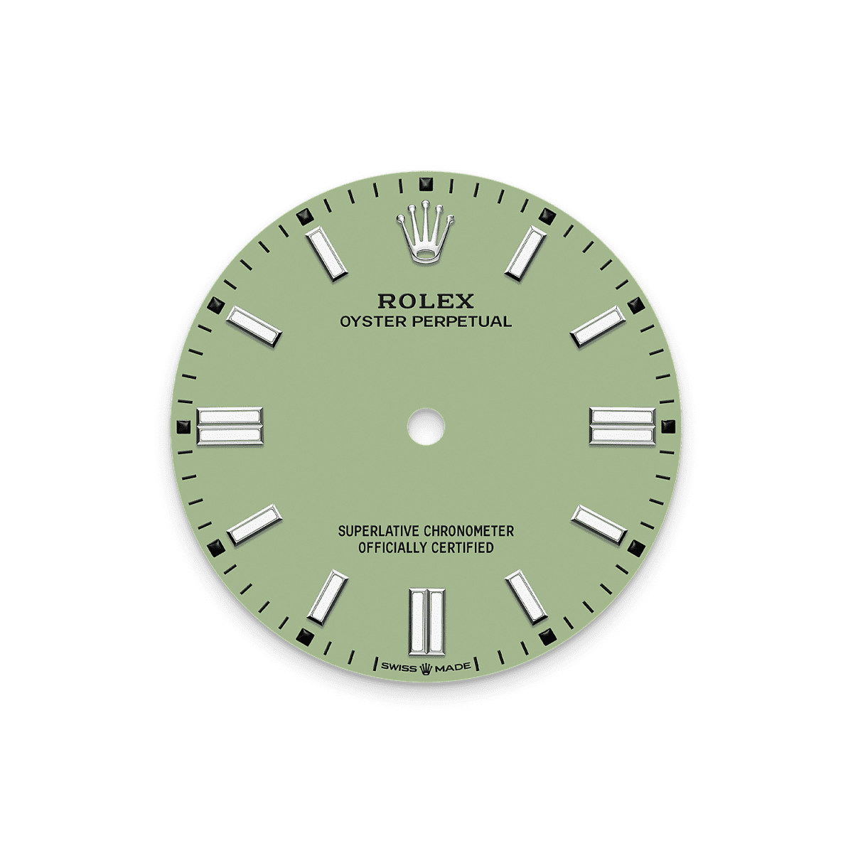Unworn 2025, Oyster Perpetual, Oystersteel 36mm, Pistachio-green dial, Domed Oyster, photo 2