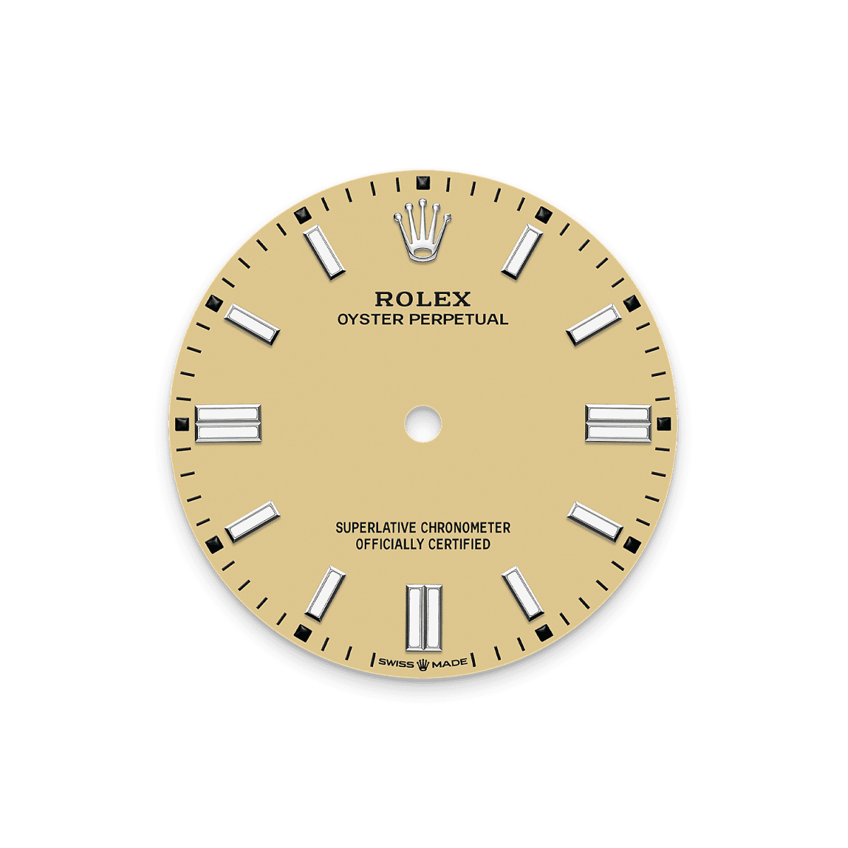 Unworn 2025, Oyster Perpetual, Oystersteel 41mm, Beige dial, Domed Oyster, photo 2