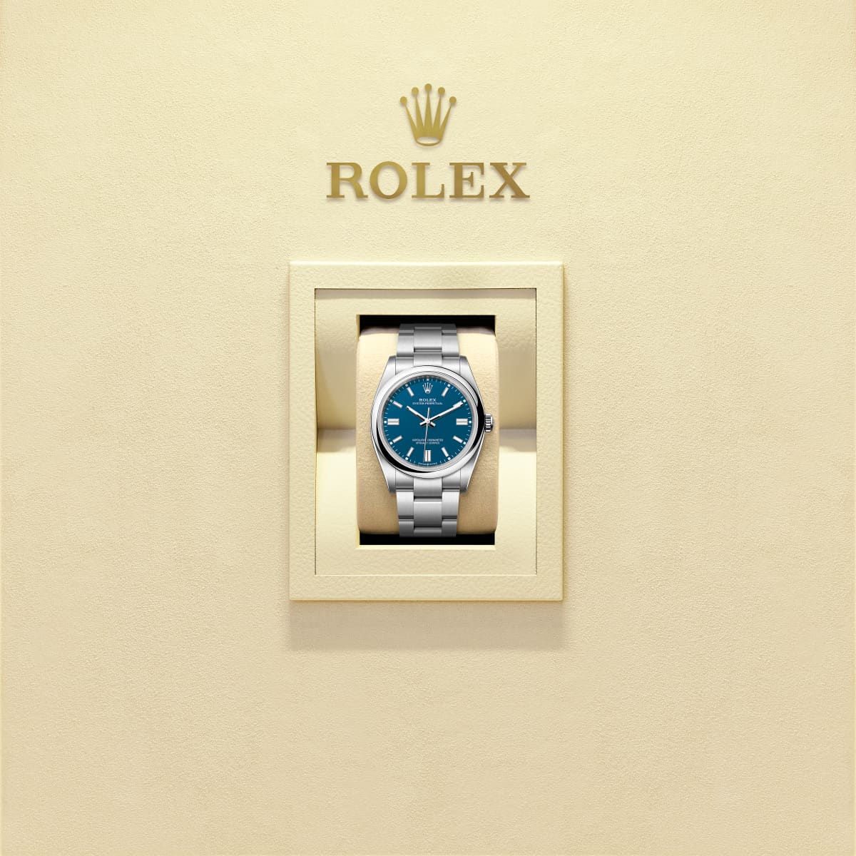 Unworn 2025, Oyster Perpetual, Oystersteel 41mm, Blue dial, Domed Oyster, photo 4