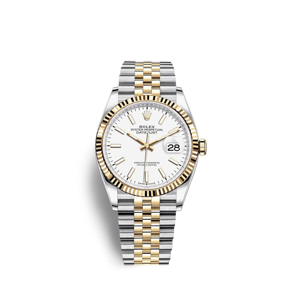Datejust 36, 18k Yellow Gold and Stainless Steel, 36mm