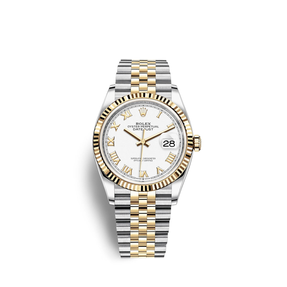 Datejust 36, 18k Yellow Gold and Stainless Steel, 36mm