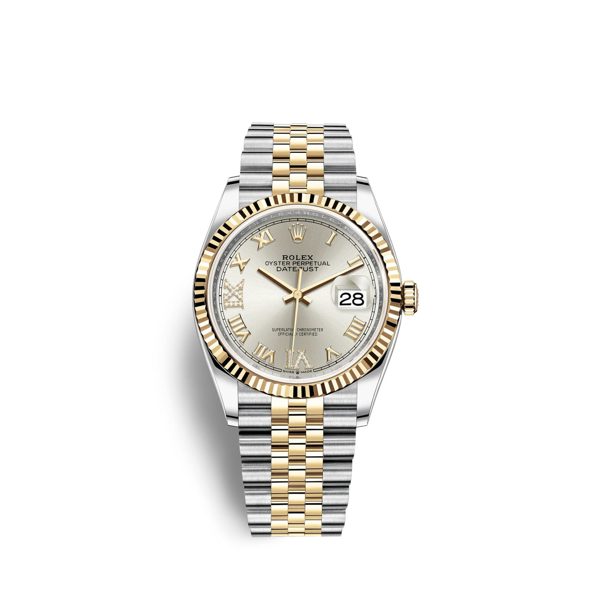 Datejust 36, 18k Yellow Gold and Stainless Steel, 36mm