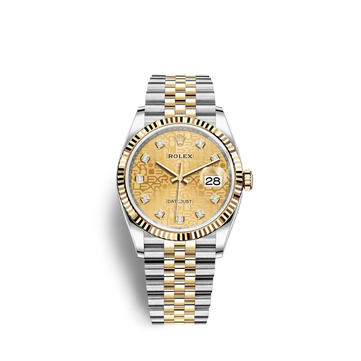 Datejust 36, 18k Yellow Gold and Stainless Steel, 36mm