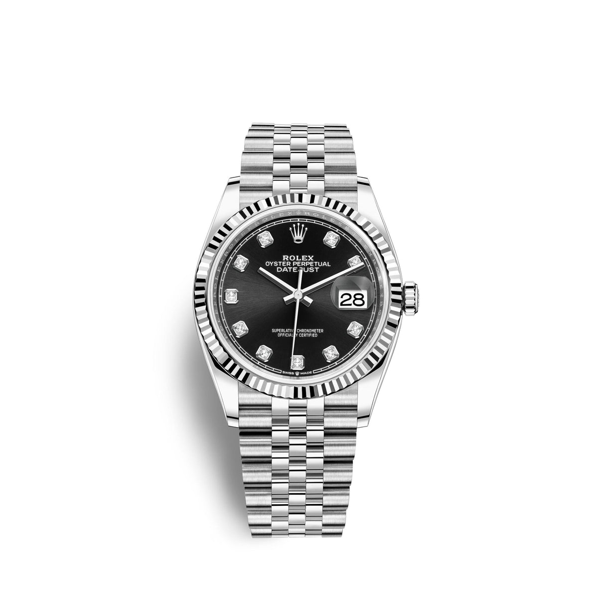 Datejust 36, Stainless Steel and 18k White Gold, 36mm