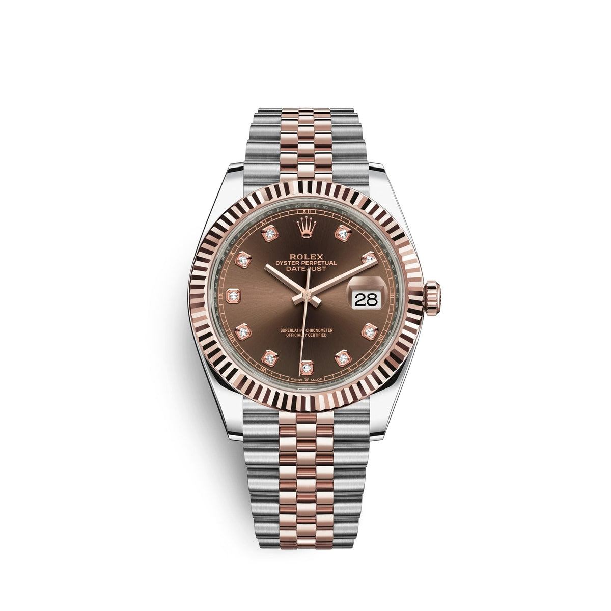 Datejust 41, 18k Everose Gold and Stainless Steel, 41mm