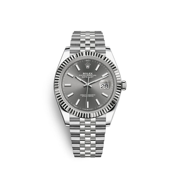 Datejust 41, Stainless Steel and 18k White Gold, 41mm