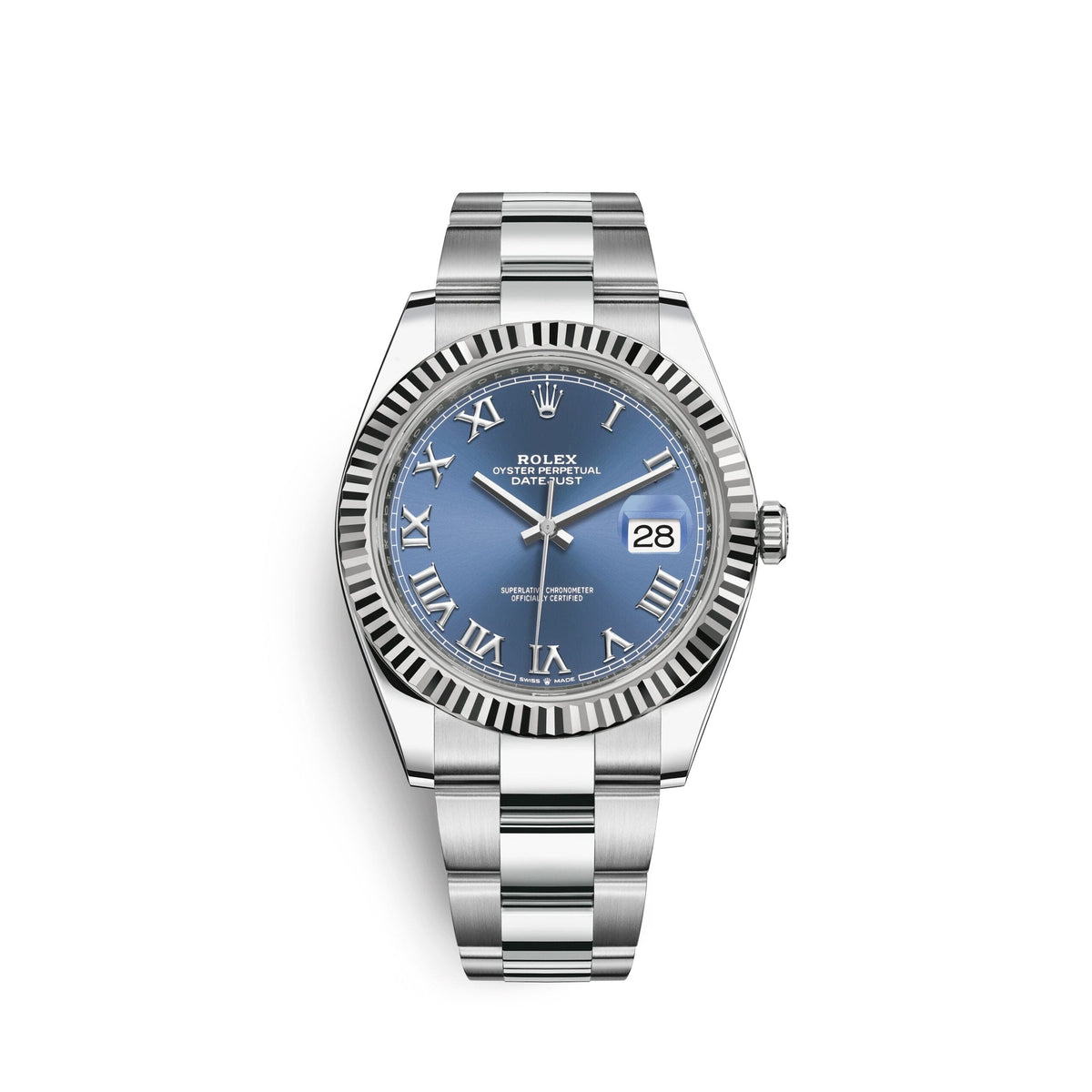 Datejust 41, Stainless Steel and 18k White Gold, 41mm
