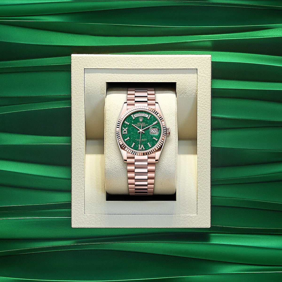 Day-Date 36, 18k Everose Gold with Diamond-set, 36mm, photo 5