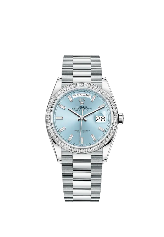 Day-Date 36mm, Platinum, photo 2
