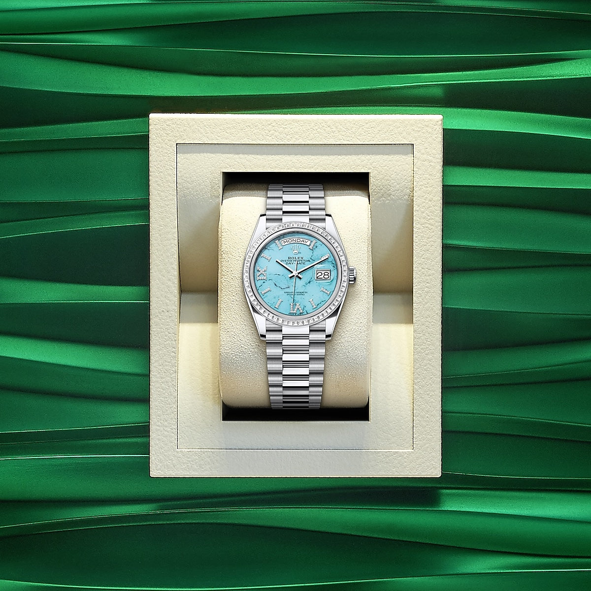 Day-Date 36, Platinum with Diamond-set, 36mm, photo 5
