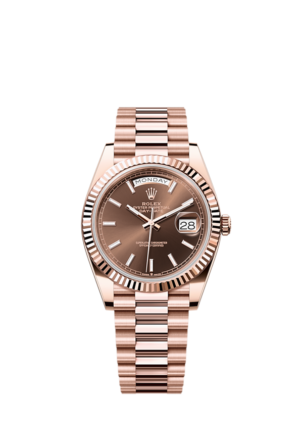 Day-Date 40, 18k Everose Gold, 40mm