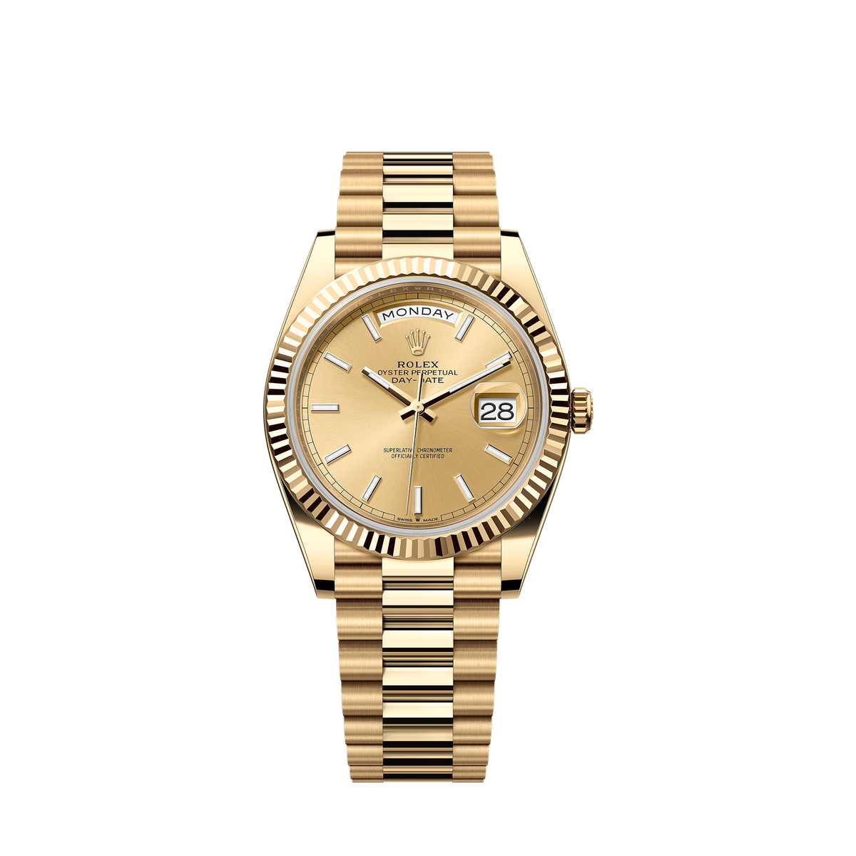 Day-Date 40 Yellow gold