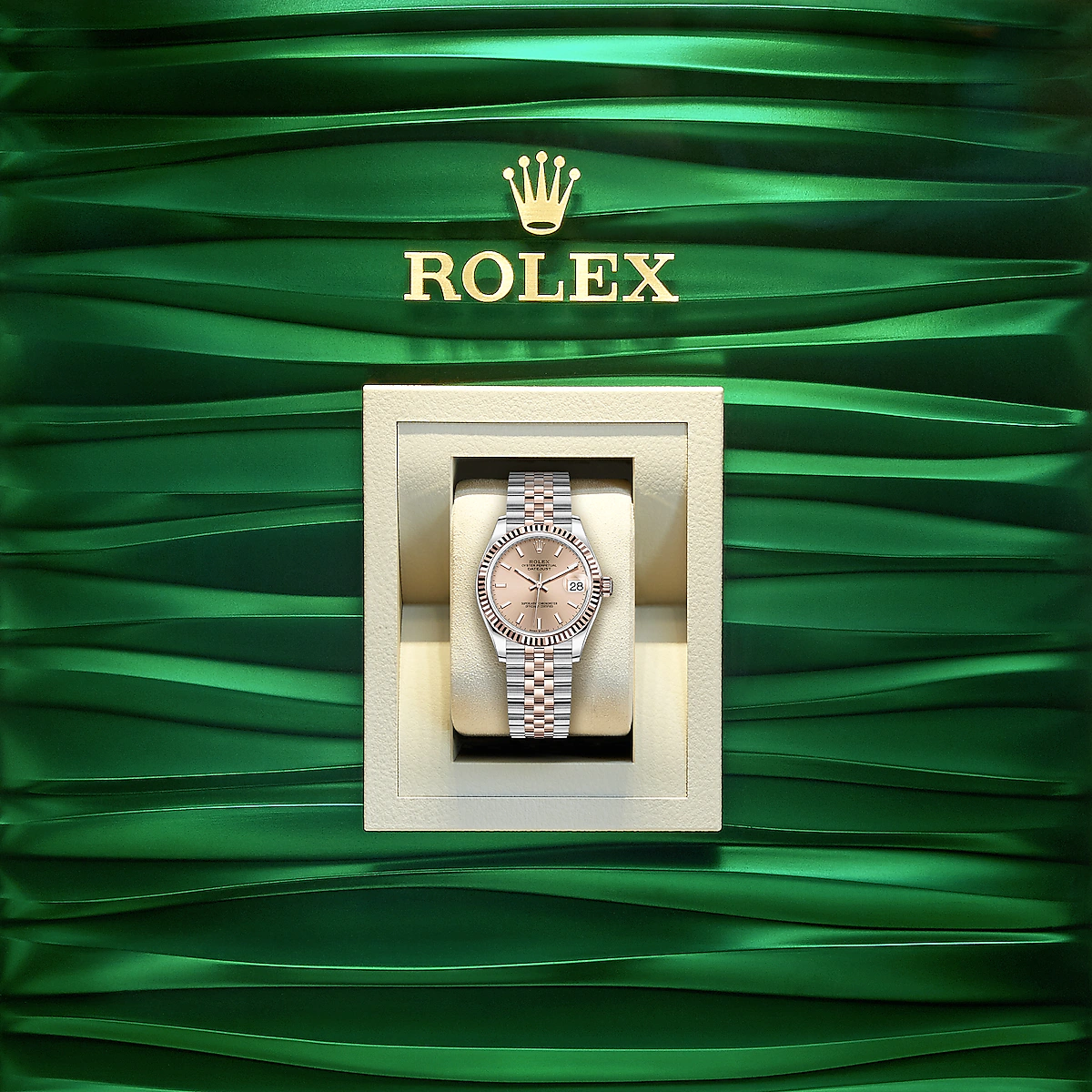 Datejust 31, Oystersteel and 18k Everose Gold, photo 5