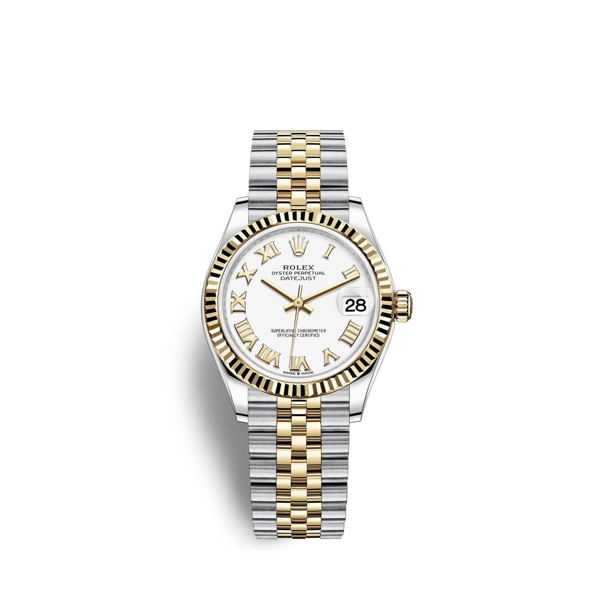 Datejust 31, Oystersteel and 18k Yellow Gold