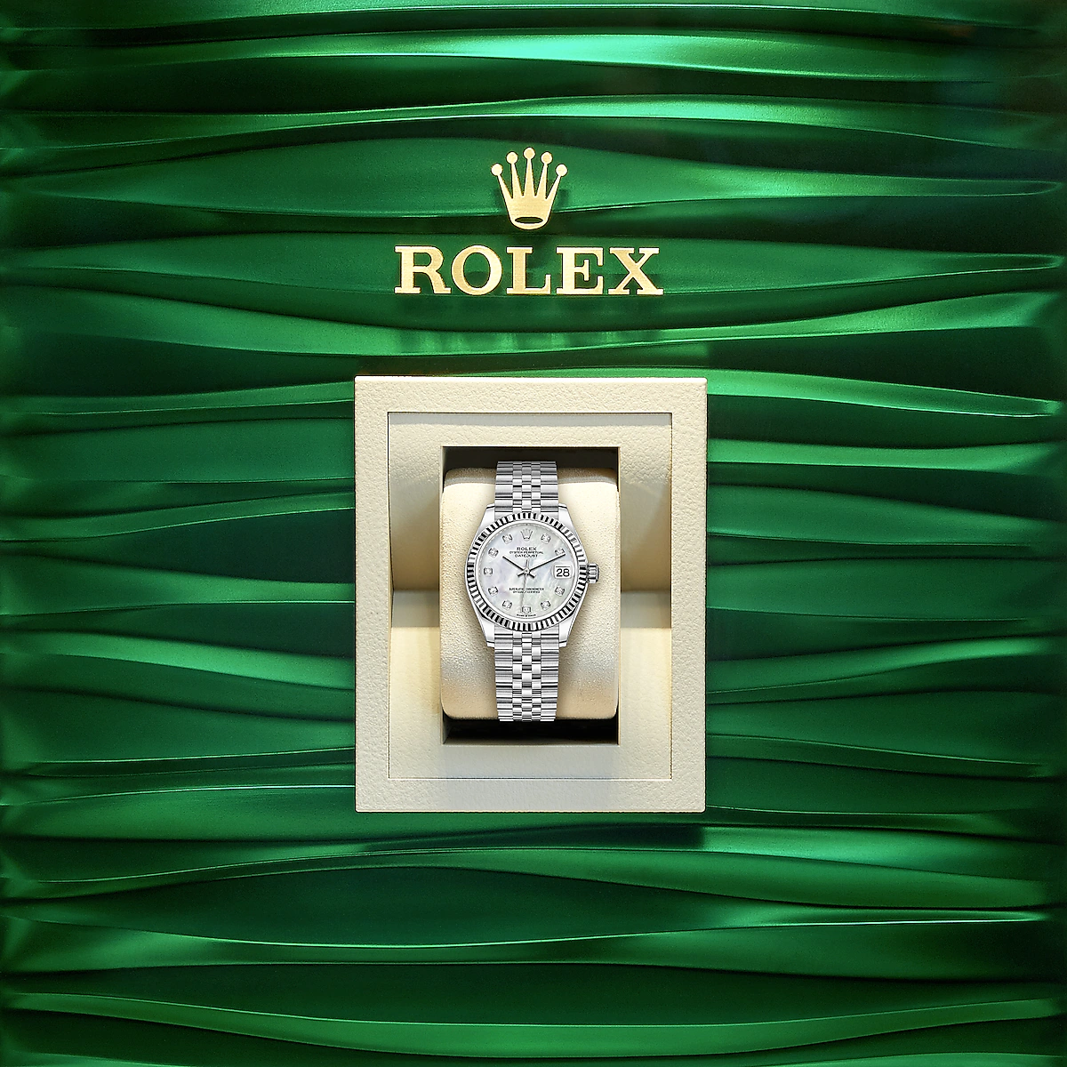Datejust 31, Oystersteel and 18k White Gold, photo 5