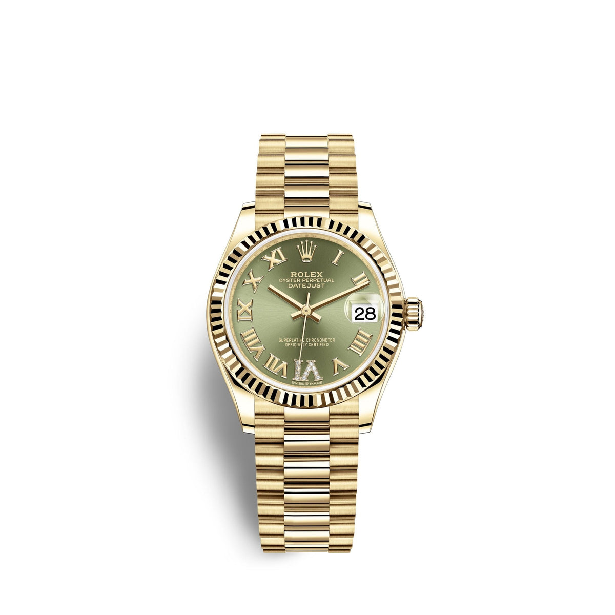 Datejust 31, 18k Yellow Gold
