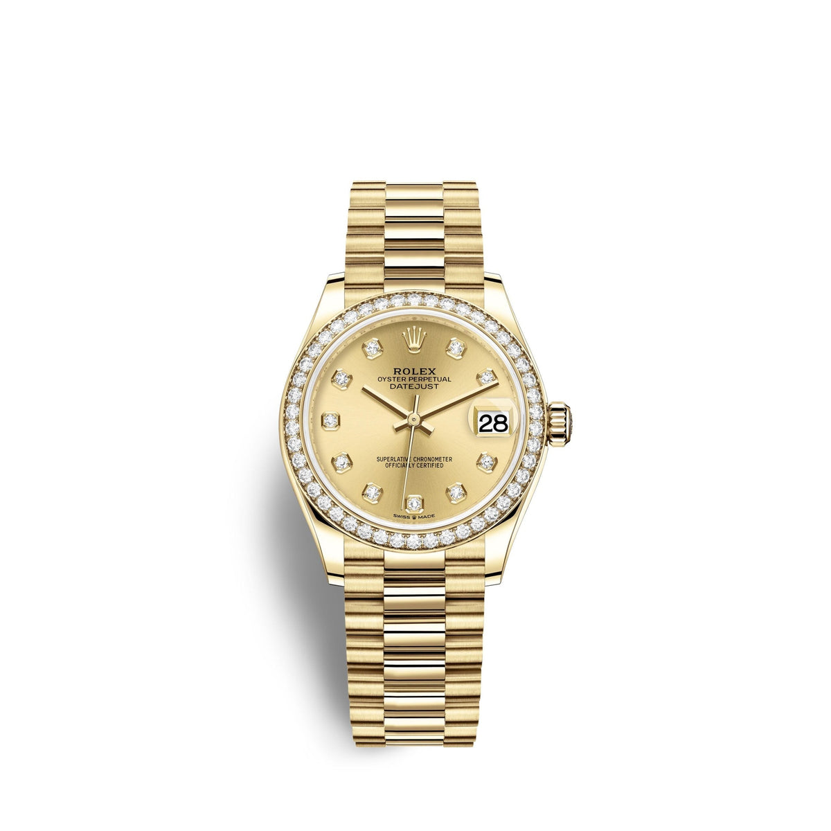 Datejust 31, 18kt Yellow Gold
