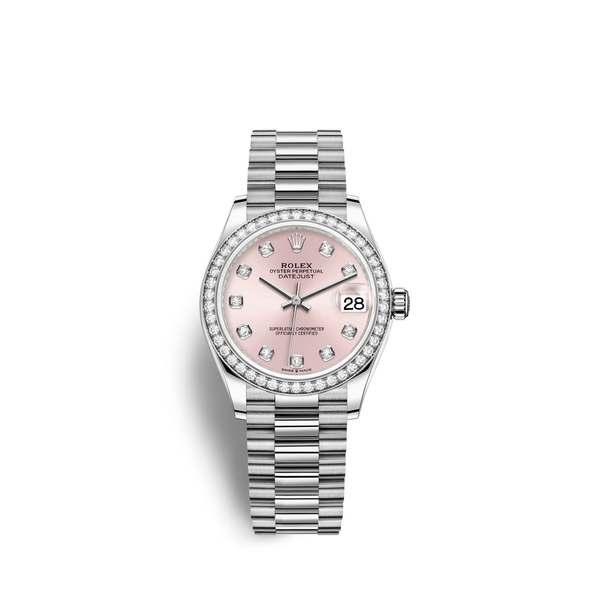 Datejust 31, 18kt White Gold