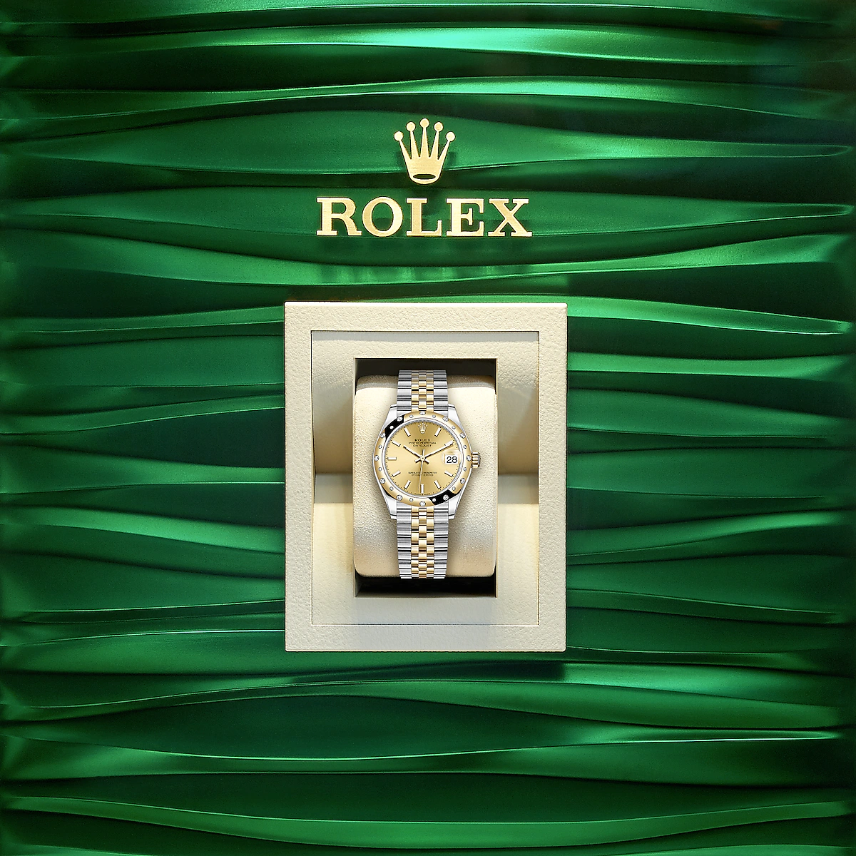 Datejust 31, Oystersteel, 18kt Yellow Gold and diamonds, photo 5