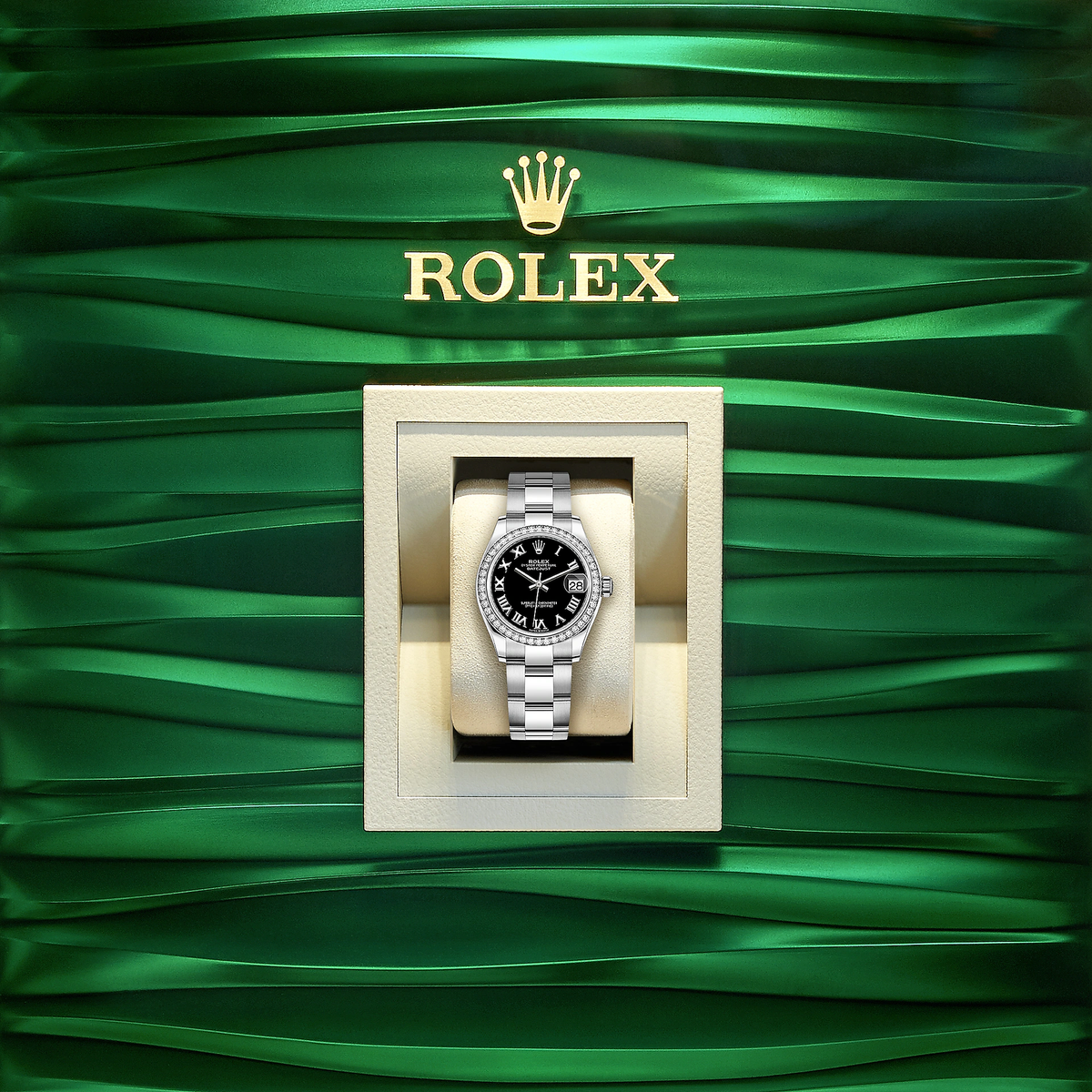 Datejust 31, Oystersteel, 18kt White Gold and diamonds, photo 5