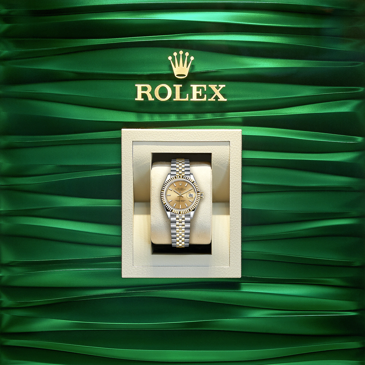 Lady-Datejust 28, Oystersteel and 18k Yellow Gold, photo 5