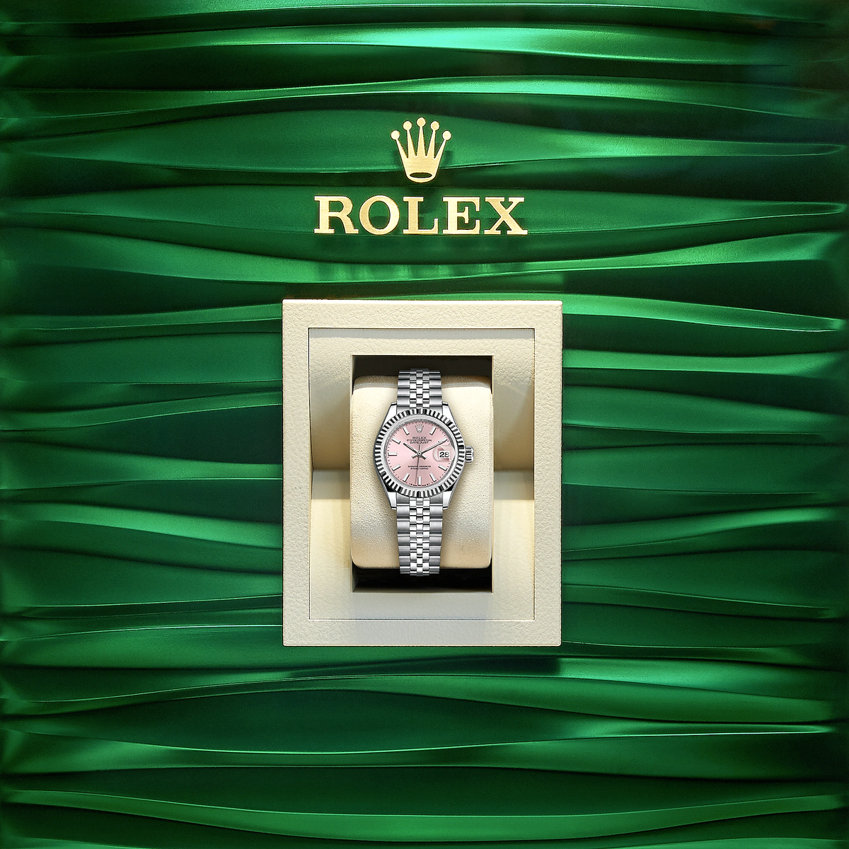 Lady-Datejust 28, Oystersteel and 18k White Gold, photo 5
