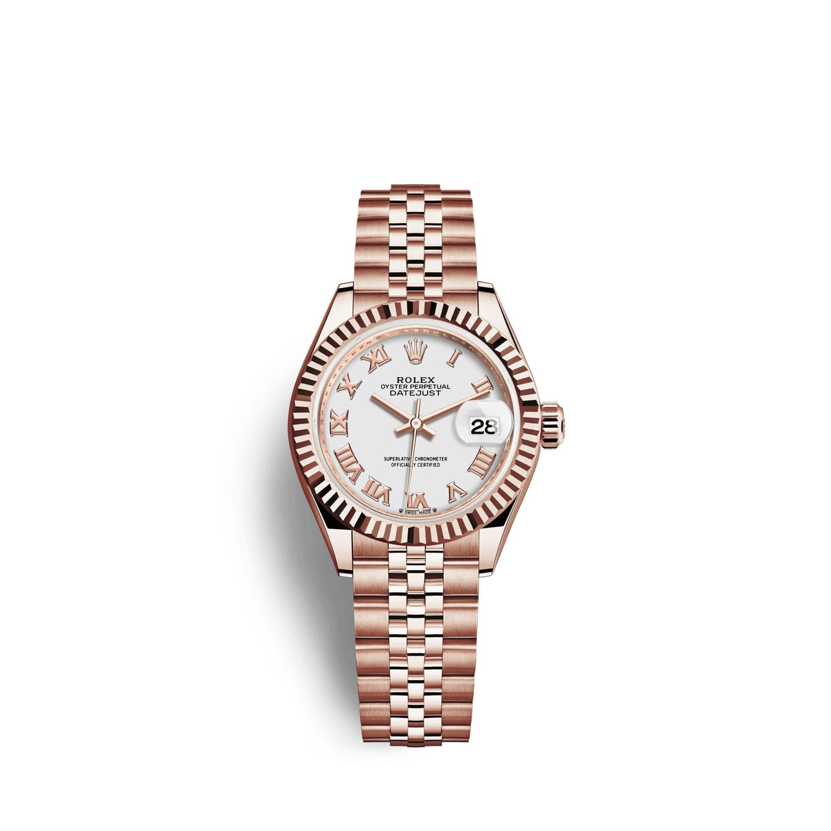 Lady-Datejust 28, 18k Everose Gold