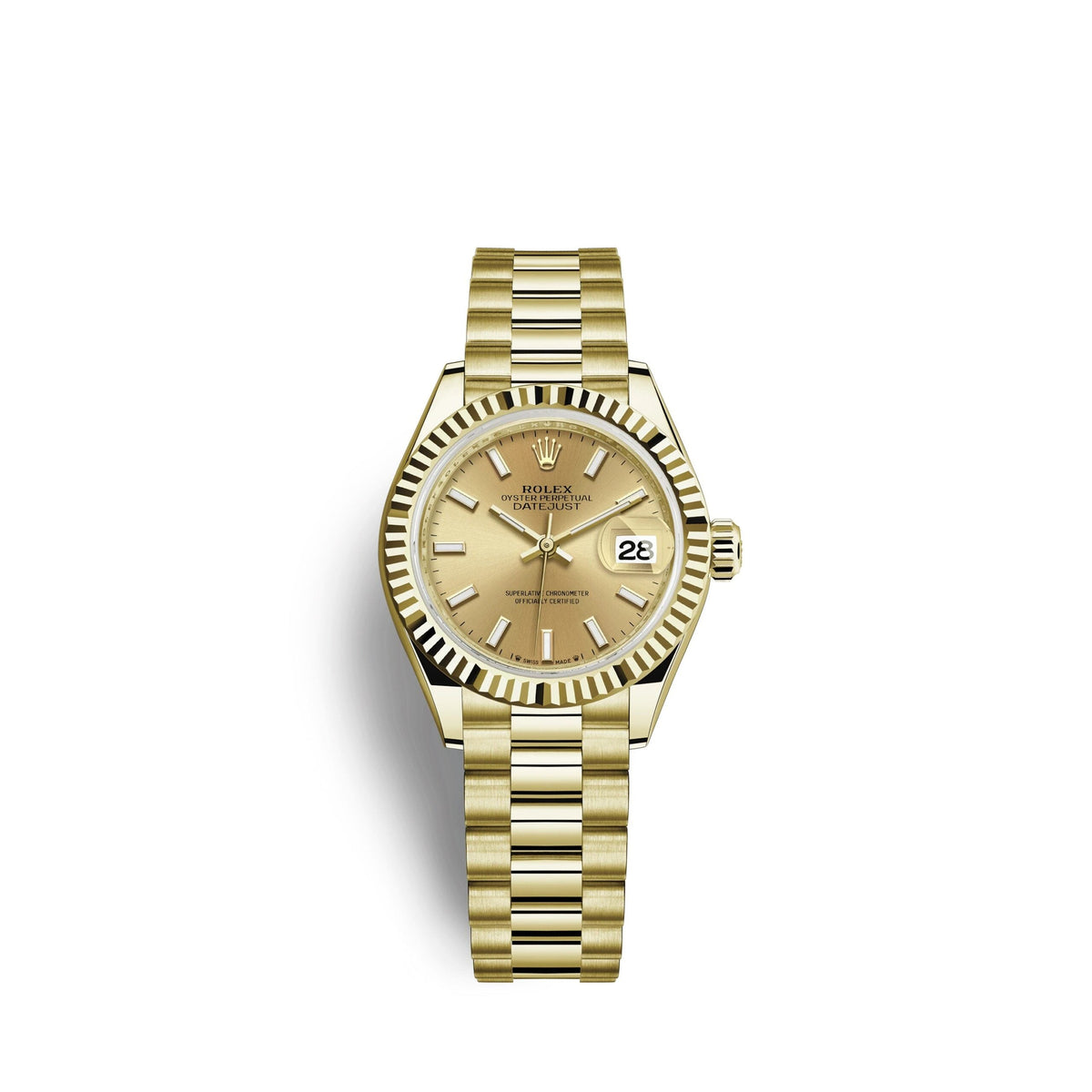 Lady-Datejust 28, 18k Yellow Gold