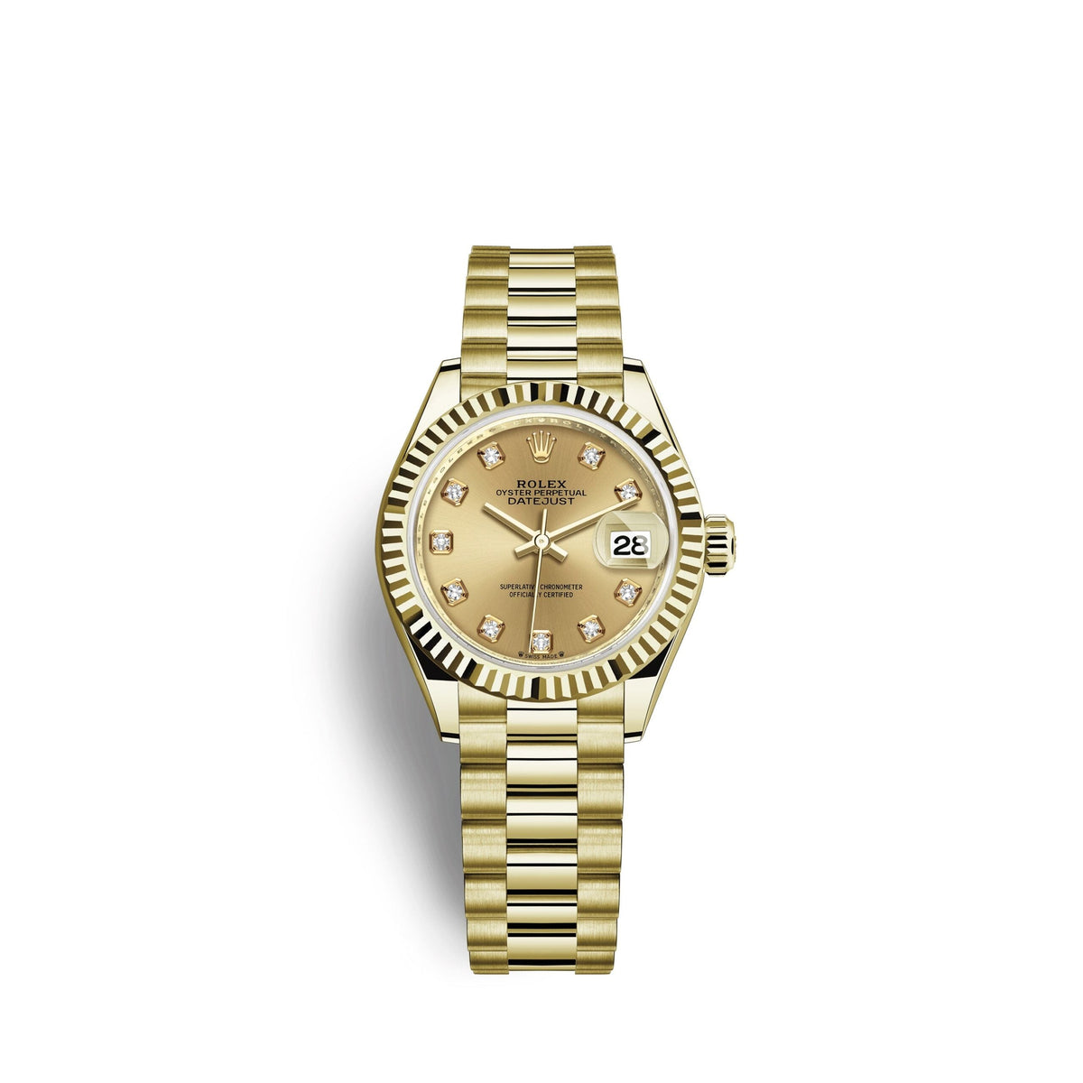 Lady-Datejust 28, 18k Yellow Gold