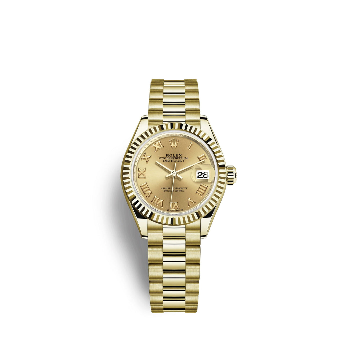 Lady-Datejust 28, 18k Yellow Gold