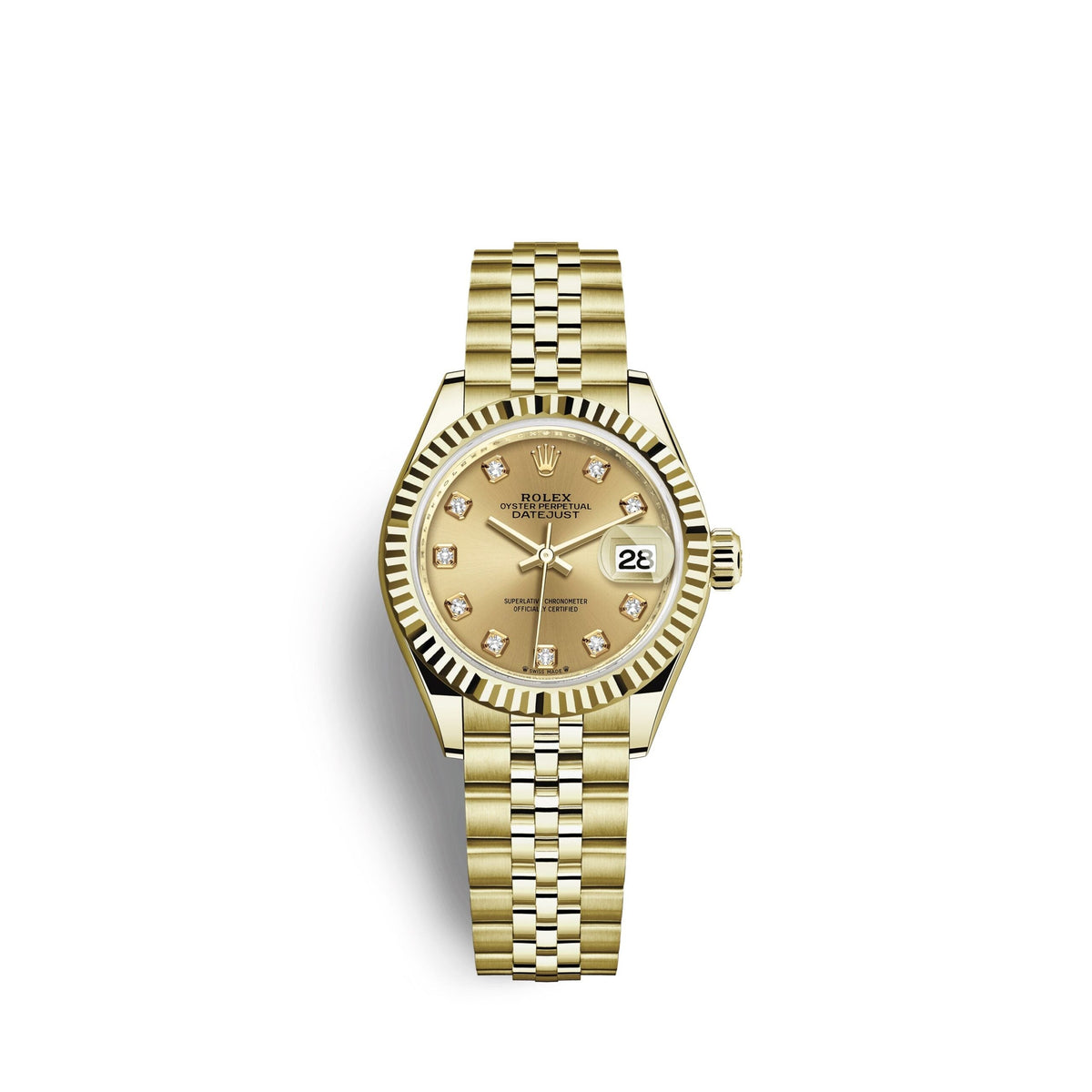 Lady-Datejust 28, 18k Yellow Gold