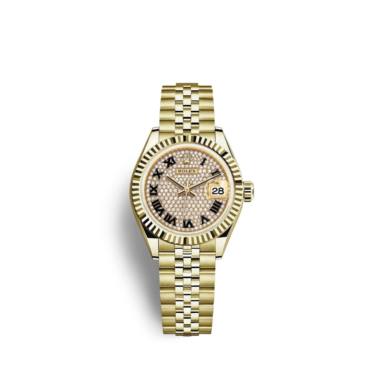 Lady-Datejust 28, 18k Yellow Gold