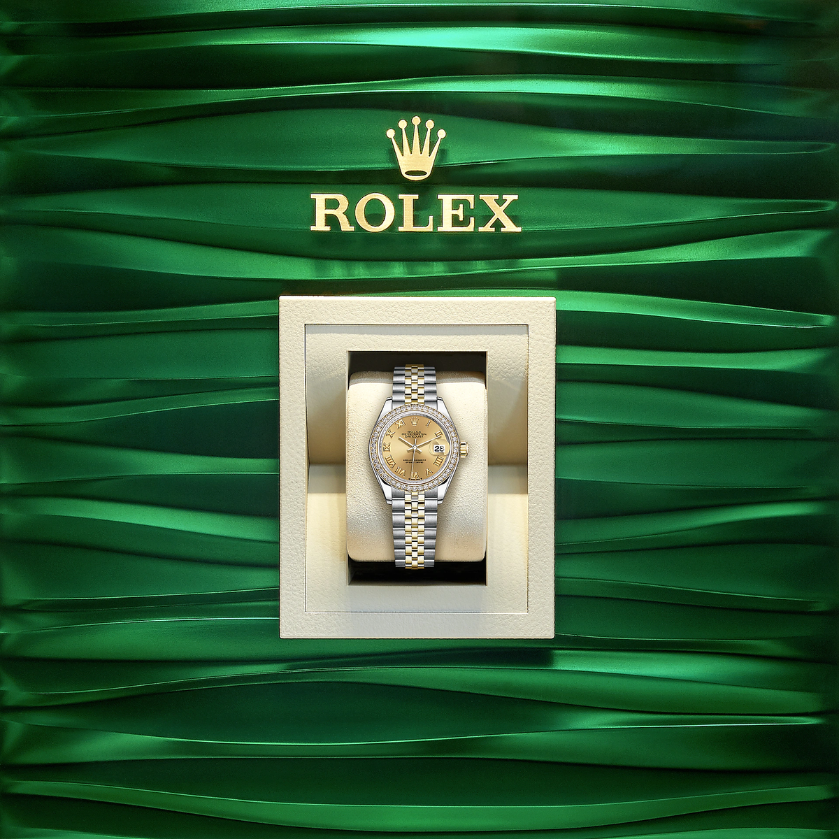 Lady-Datejust 28, Oystersteel and 18k Yellow Gold, photo 5