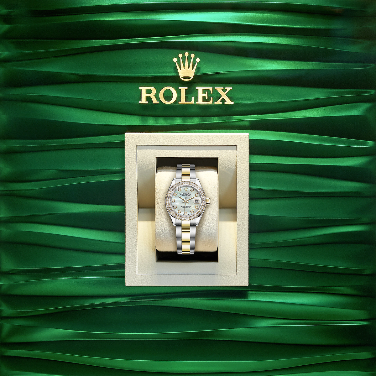 Lady-Datejust 28, Oystersteel and 18k Yellow Gold, photo 5