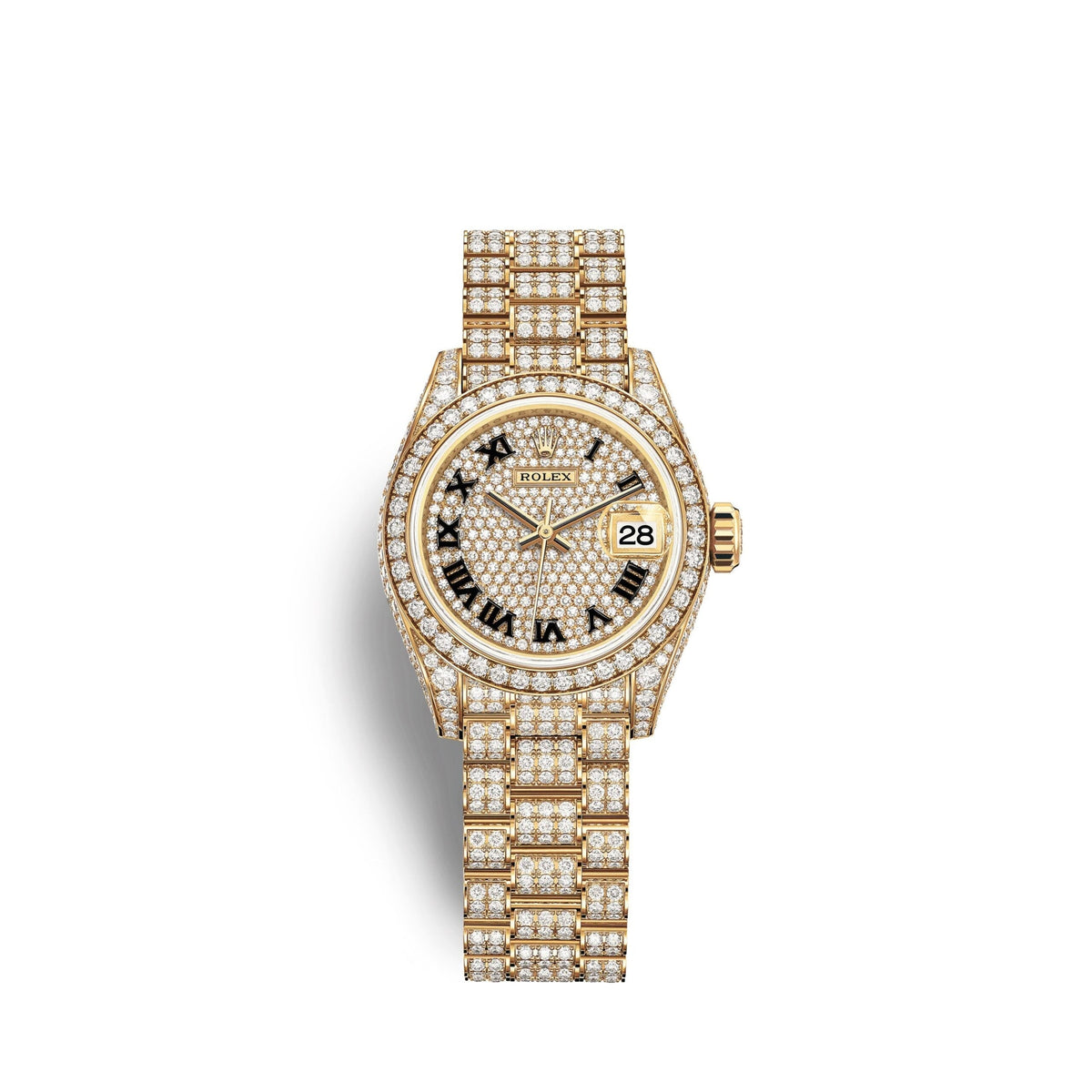 Lady-Datejust 28, 18k Yellow Gold