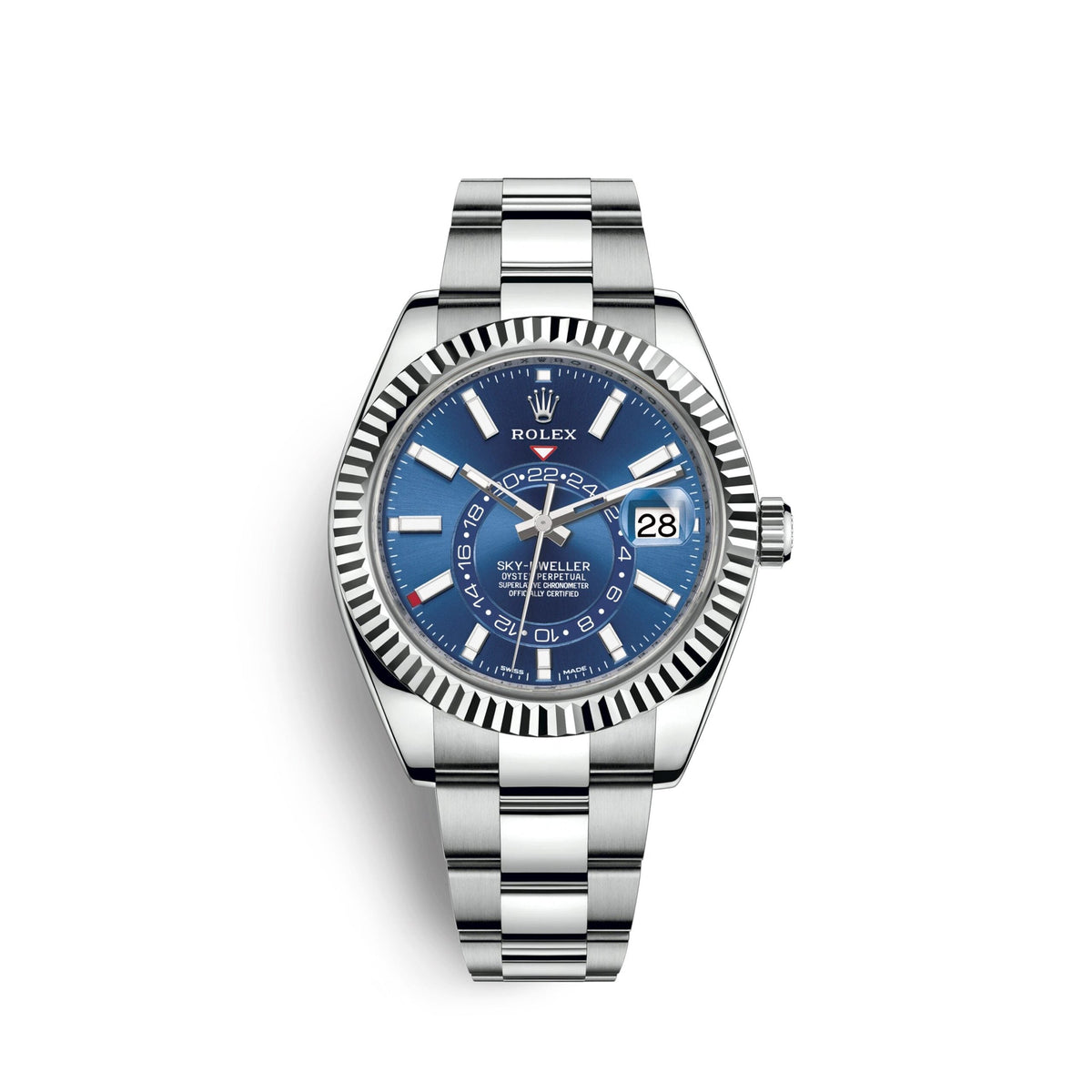 Sky-Dweller 42mm, Oystersteel and 18k White Gold
