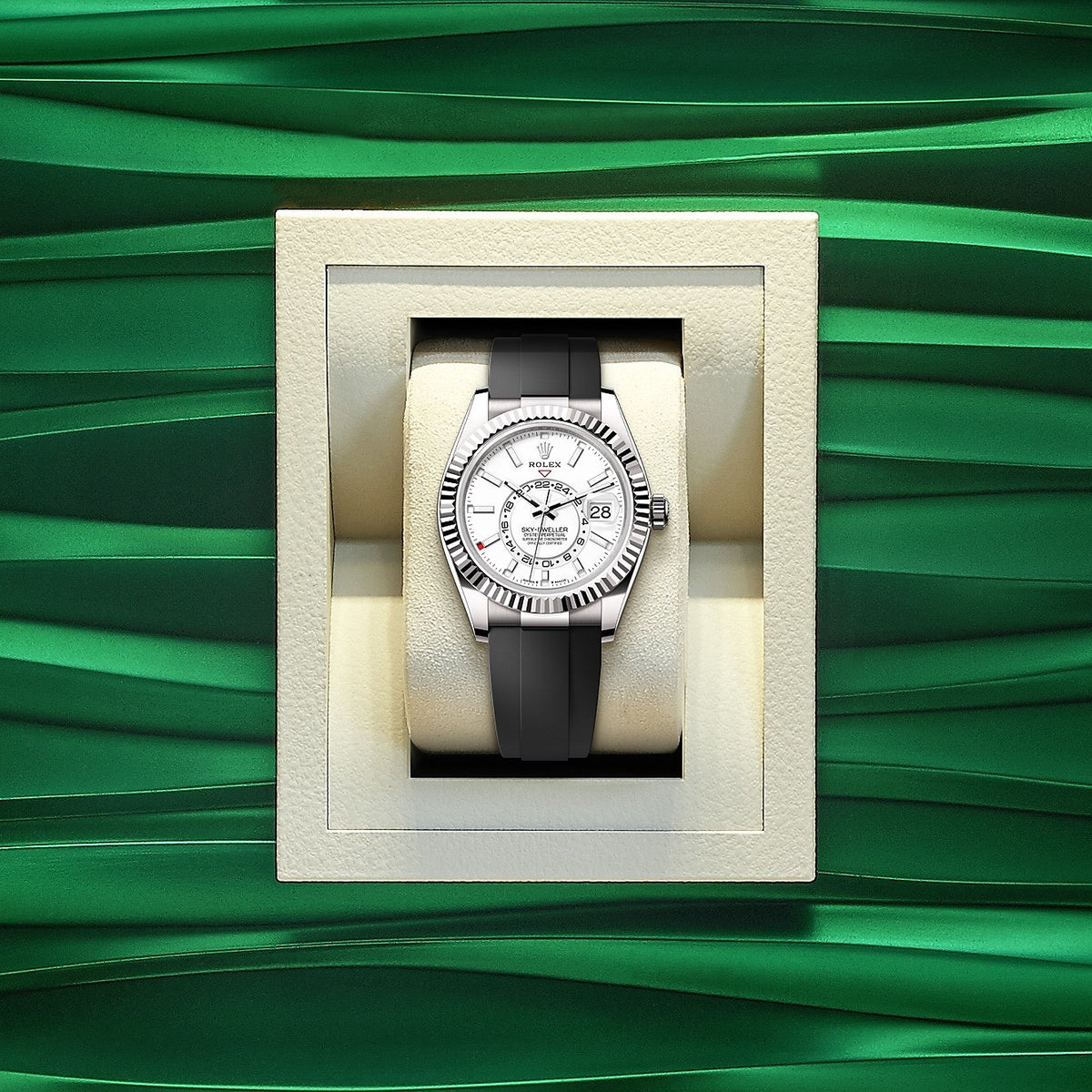 Sky-Dweller, 42mm, 18k White Gold, photo 5