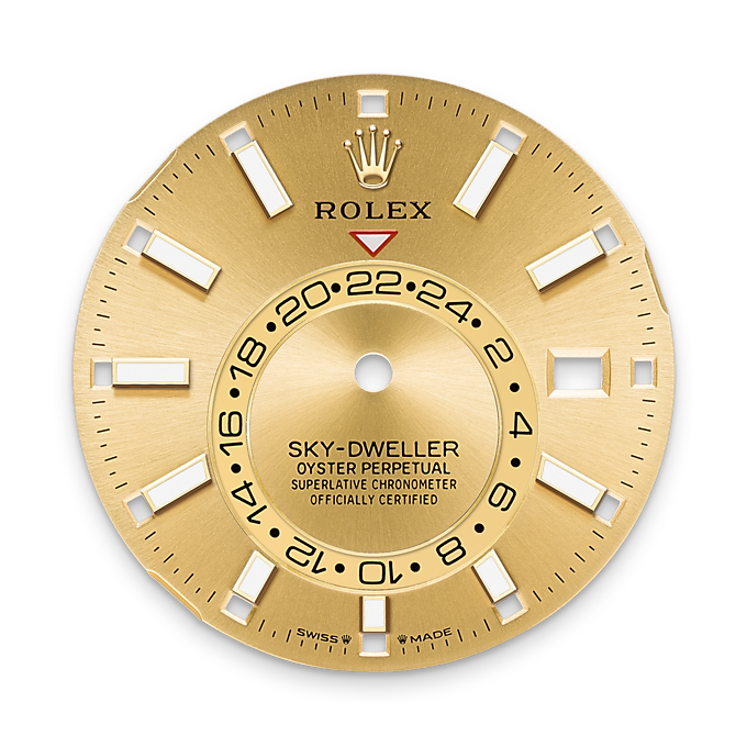 Sky-Dweller, 42mm, Oystersteel and 18k Yellow Gold, Champagne, Oyster, photo 2