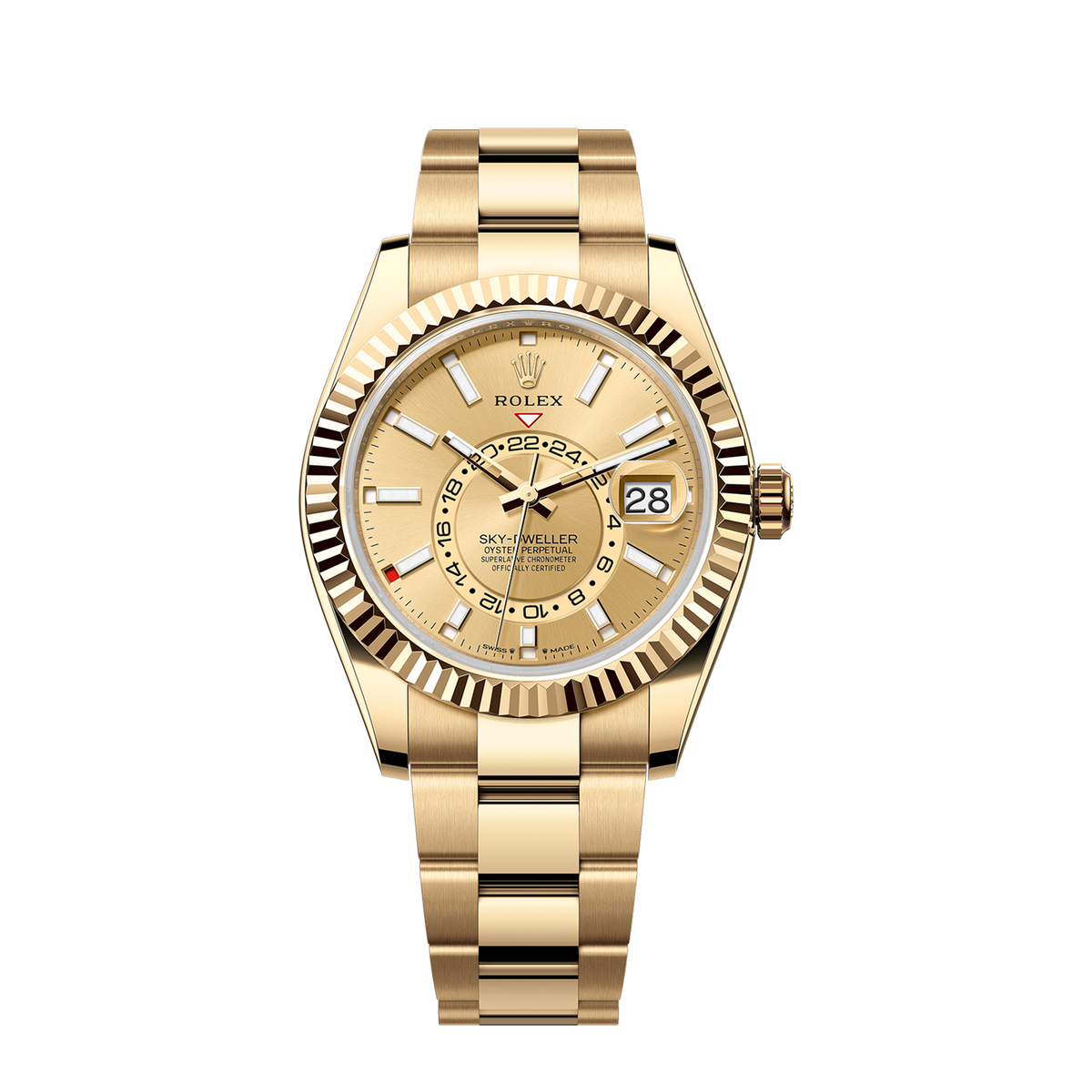 Sky-Dweller, 42mm, 18k Yellow Gold
