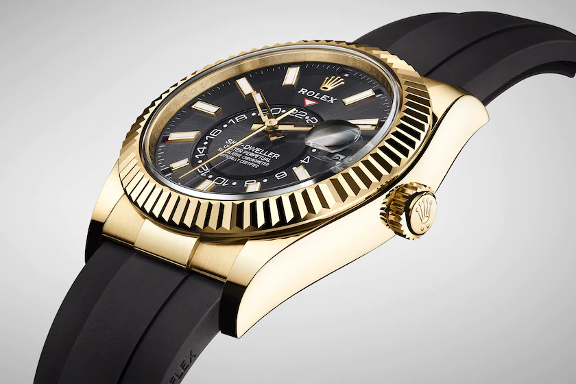Sky-Dweller 42mm, 18k Yellow Gold, Oysterflex, photo 6