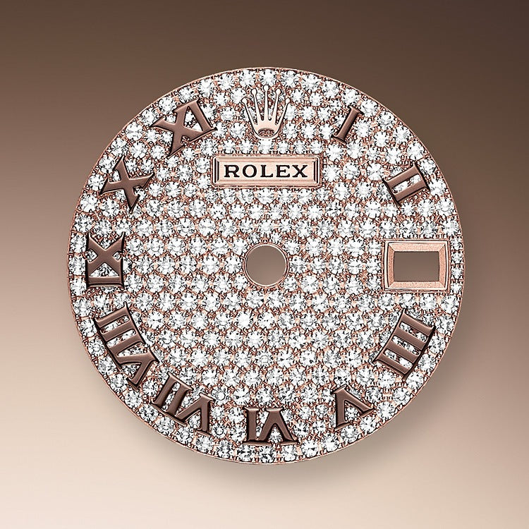 Lady-Datejust 28, 18kt Everose Gold and diamonds, photo 2