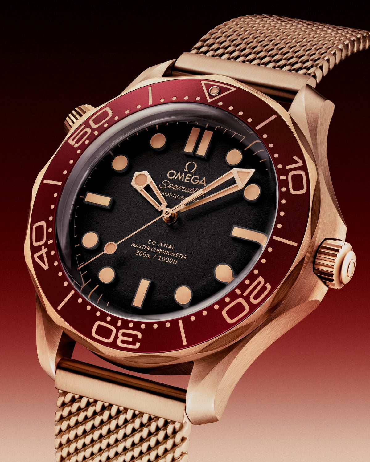 Unworn, Seamaster Diver 300m, 18k Bronze Gold, 42mm, photo 5