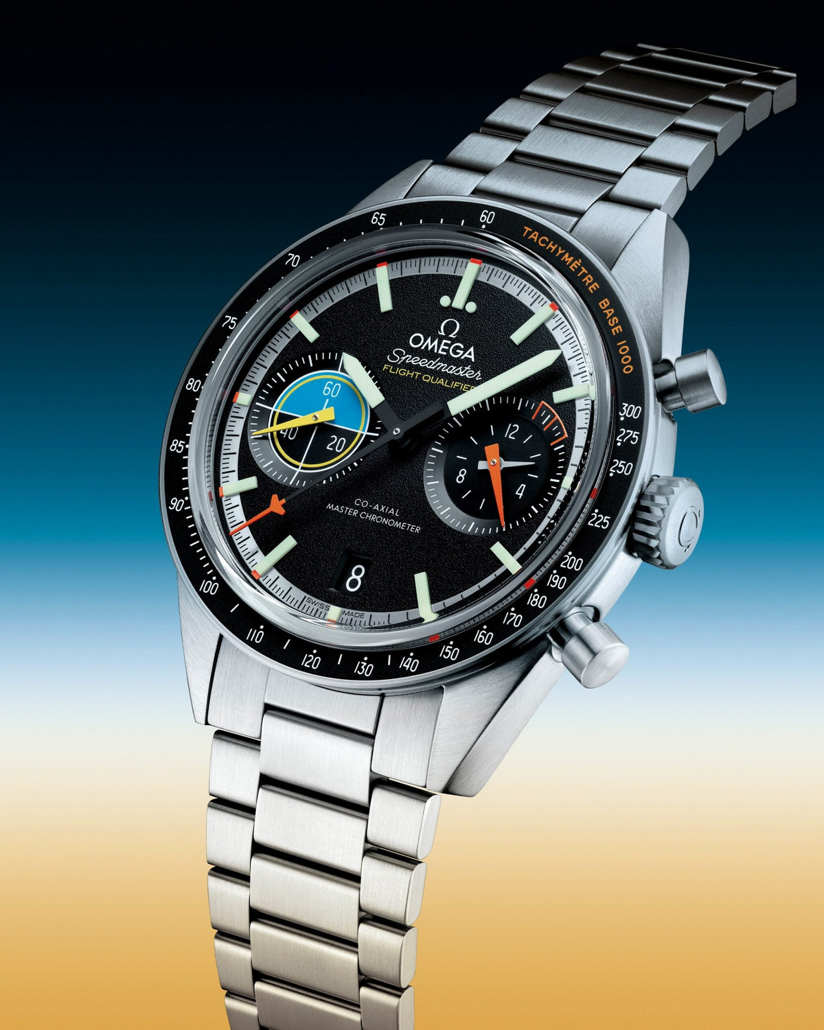 Unworn, Speedmaster Pilot, Stainless Steel, Chronograph, 40.85 mm, photo 3