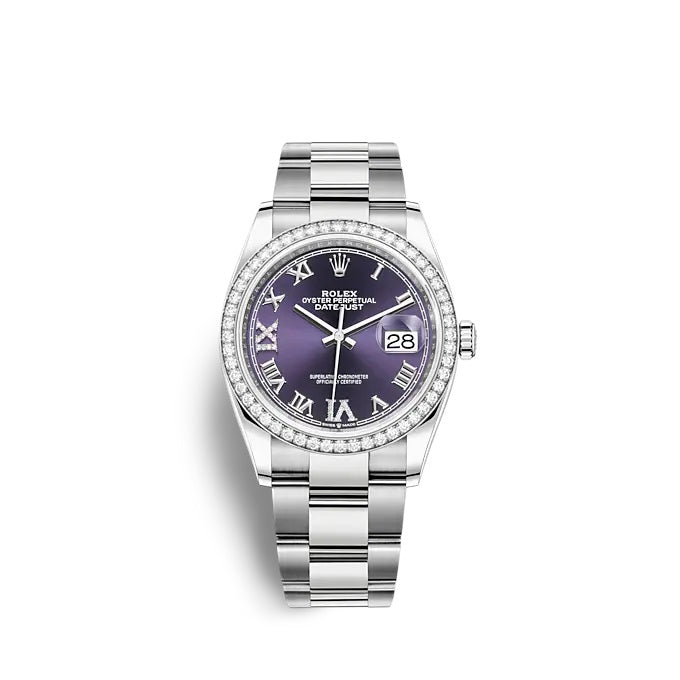 Datejust 36 Oystersteel and white gold