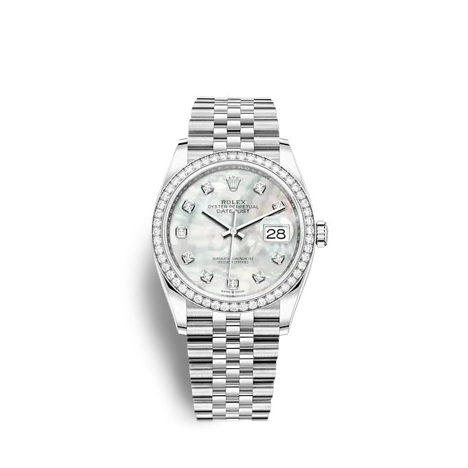 Datejust 36 Oystersteel and white gold