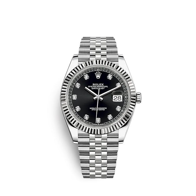 Datejust 41 Oystersteel and white gold