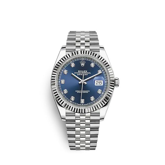 Datejust 41 Oystersteel and white gold