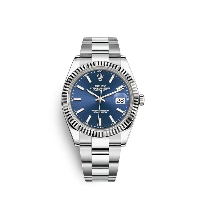 Datejust 41 Oystersteel and white gold