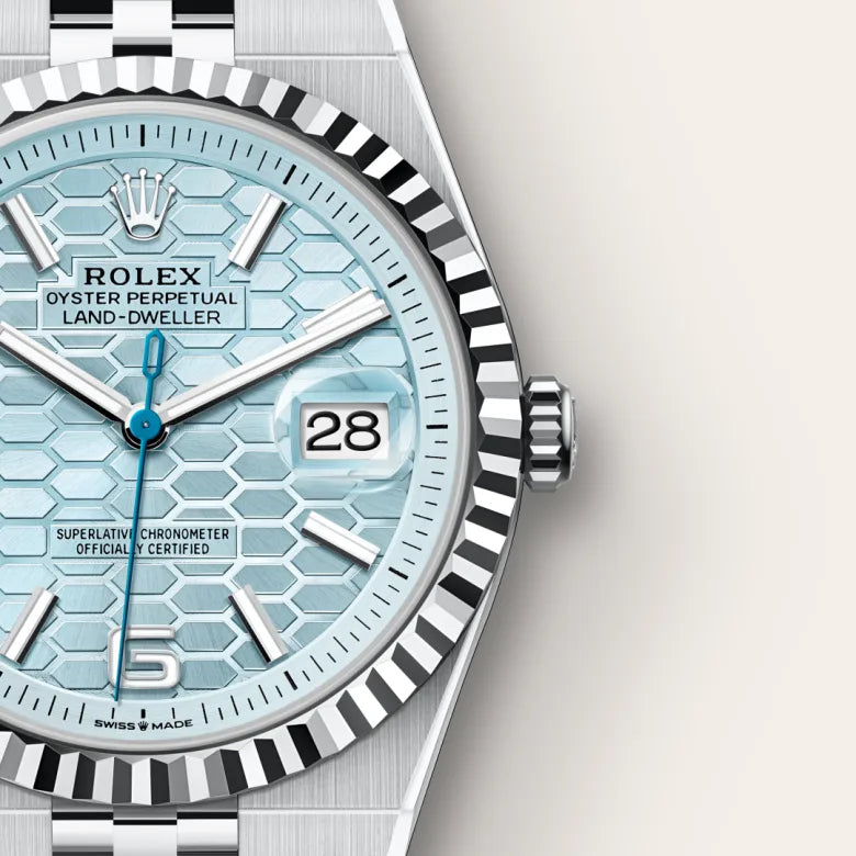 Land-Dweller 40mm Oyster Platinum M127336-0001, photo 2